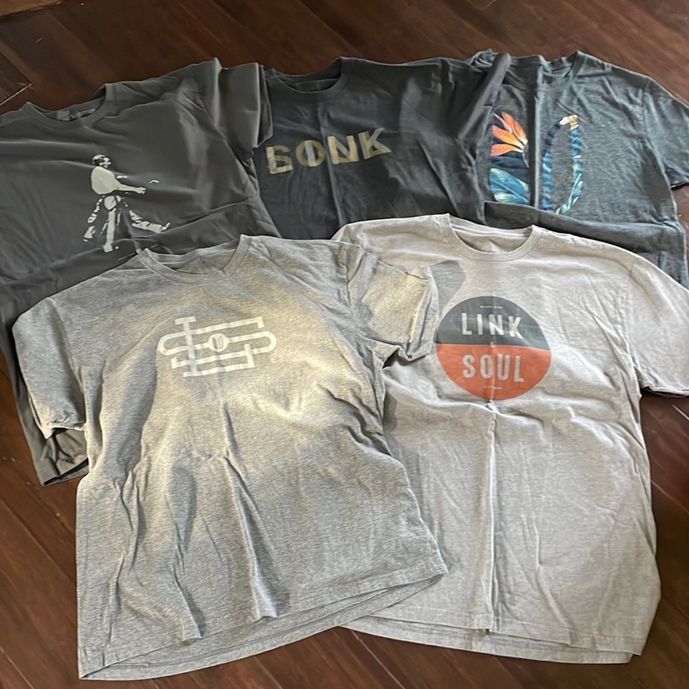 BUNDLE OF 5 LINKSOUL T-SHIRTS